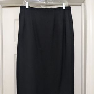 Talbots Black Long Skirt Size 12P